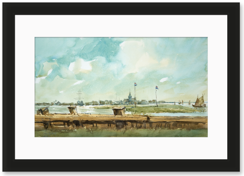 R1 Gezicht over het IJ op Nieuwendam 2018