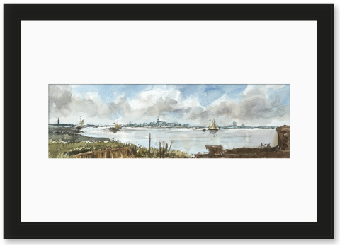 R2 Gezicht over het IJ vanaf de Diemerdijk 2018